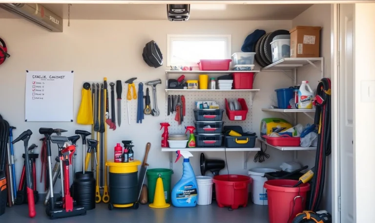 Garage maintenance checklist