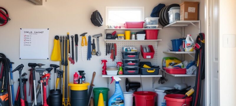 Garage maintenance checklist