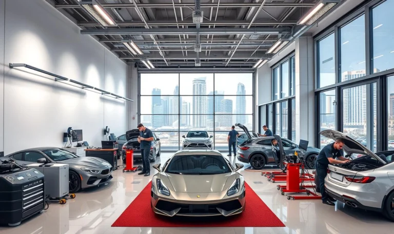 High-quality car repair Dubai
