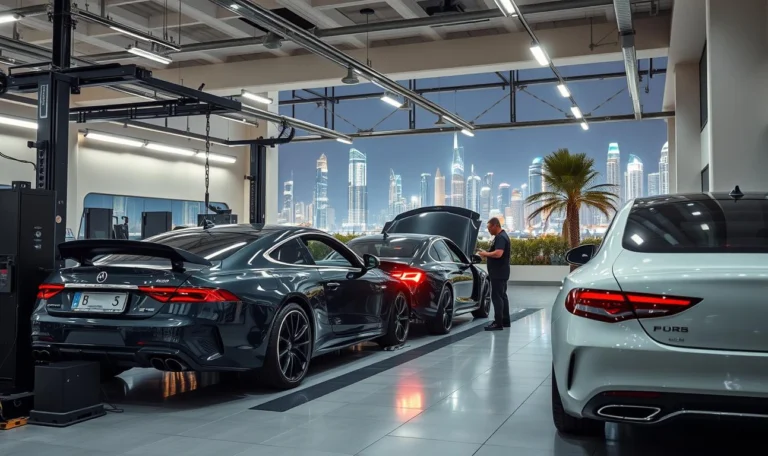 Professional car servicing Dubai