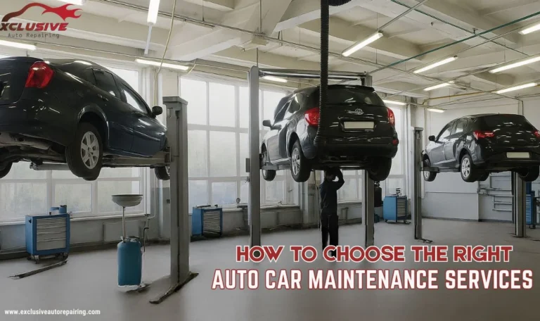 How to Choose the Right Auto car Maintenance Services