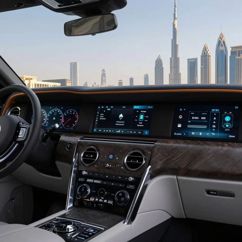 Advanced diagnostic equipment for luxury cars in Dubai