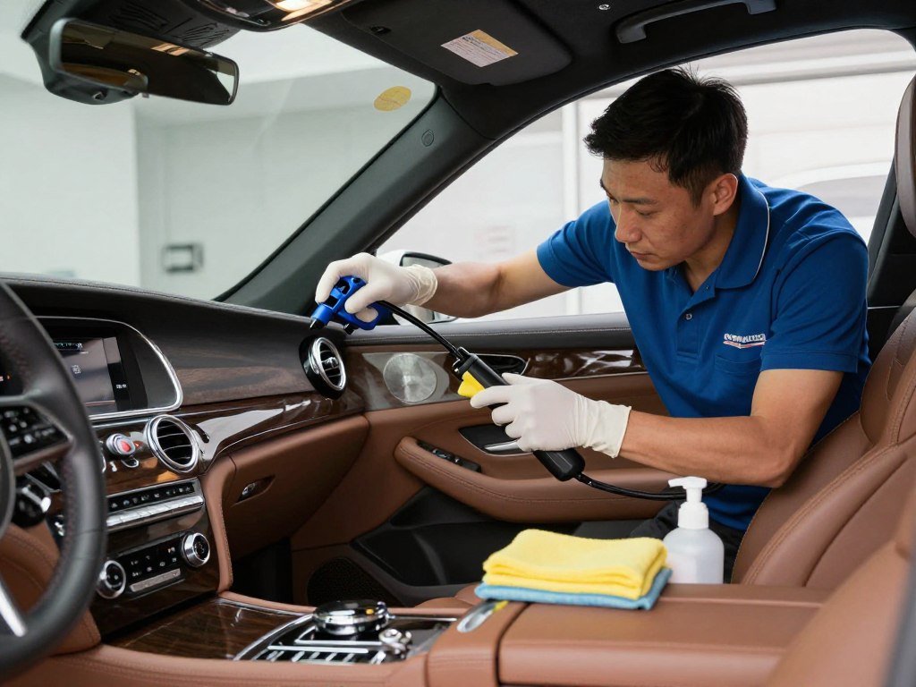 Car Sanitization Service for Premium Vehicles in Dubai