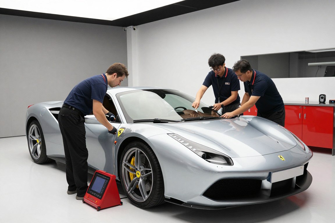 Ferrari repair and maintenance services in Dubai