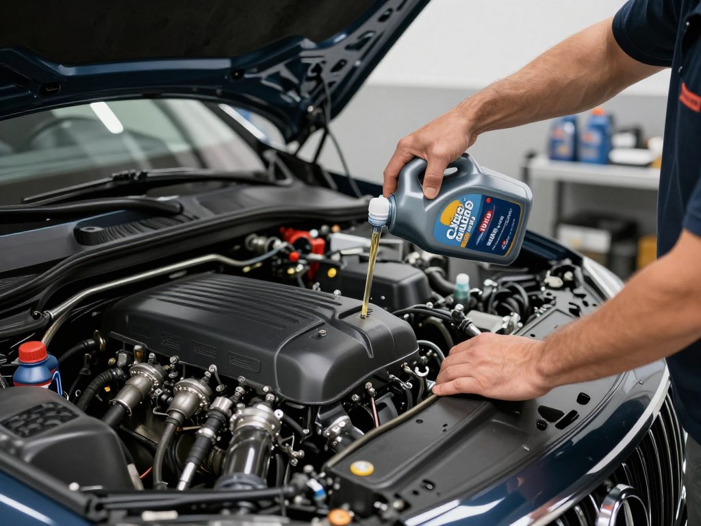 Premium Car Oil Change Service in Downtown Dubai