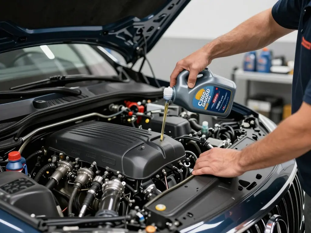 Premium Car Oil Change Service in Downtown Dubai