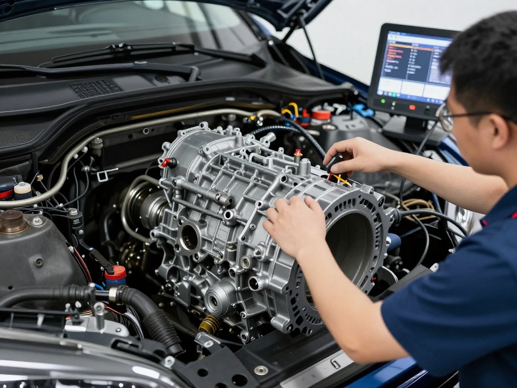 Transmission repair for high-performance vehicles at Car Repair Garage Near Emirates Hills Dubai