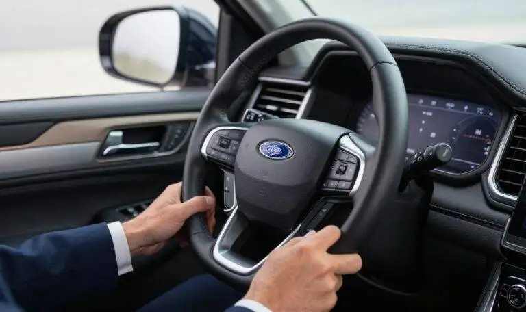how to adjust the steering wheel on a 2025 ford expedition