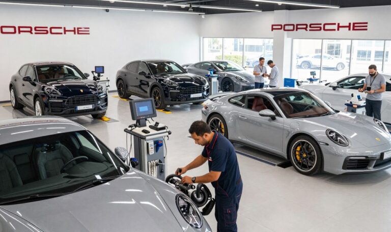 porsche workshop dubai