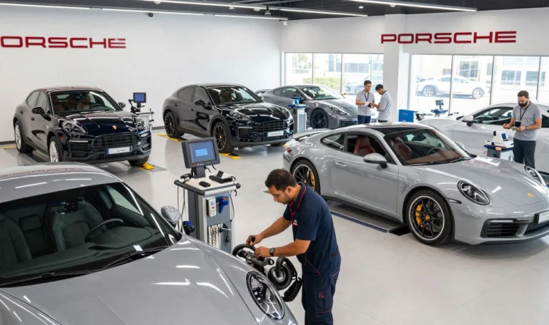porsche workshop dubai